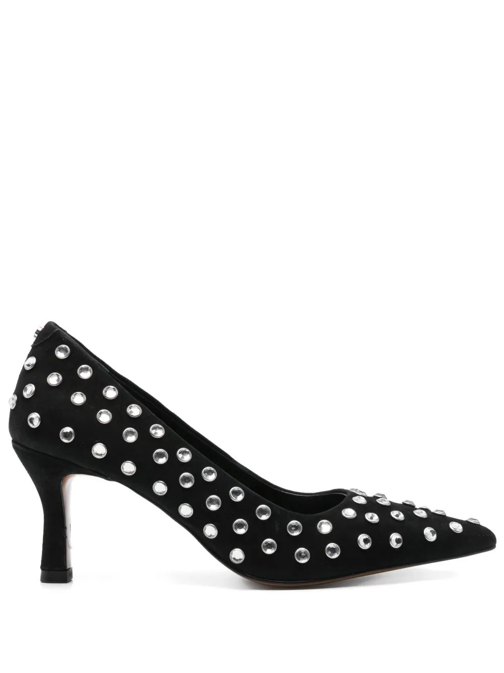 Maje 70 mm pumps met stras Zwart