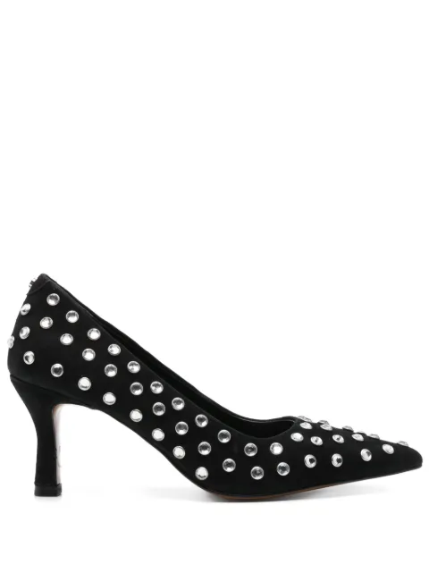 Maje zapatillas con detalles de strass y tacón de 70mm