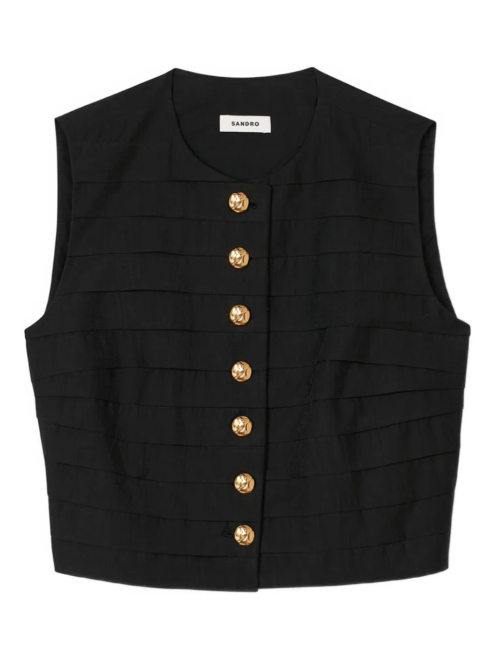 SANDRO Eilat cropped top | negro | Image 1