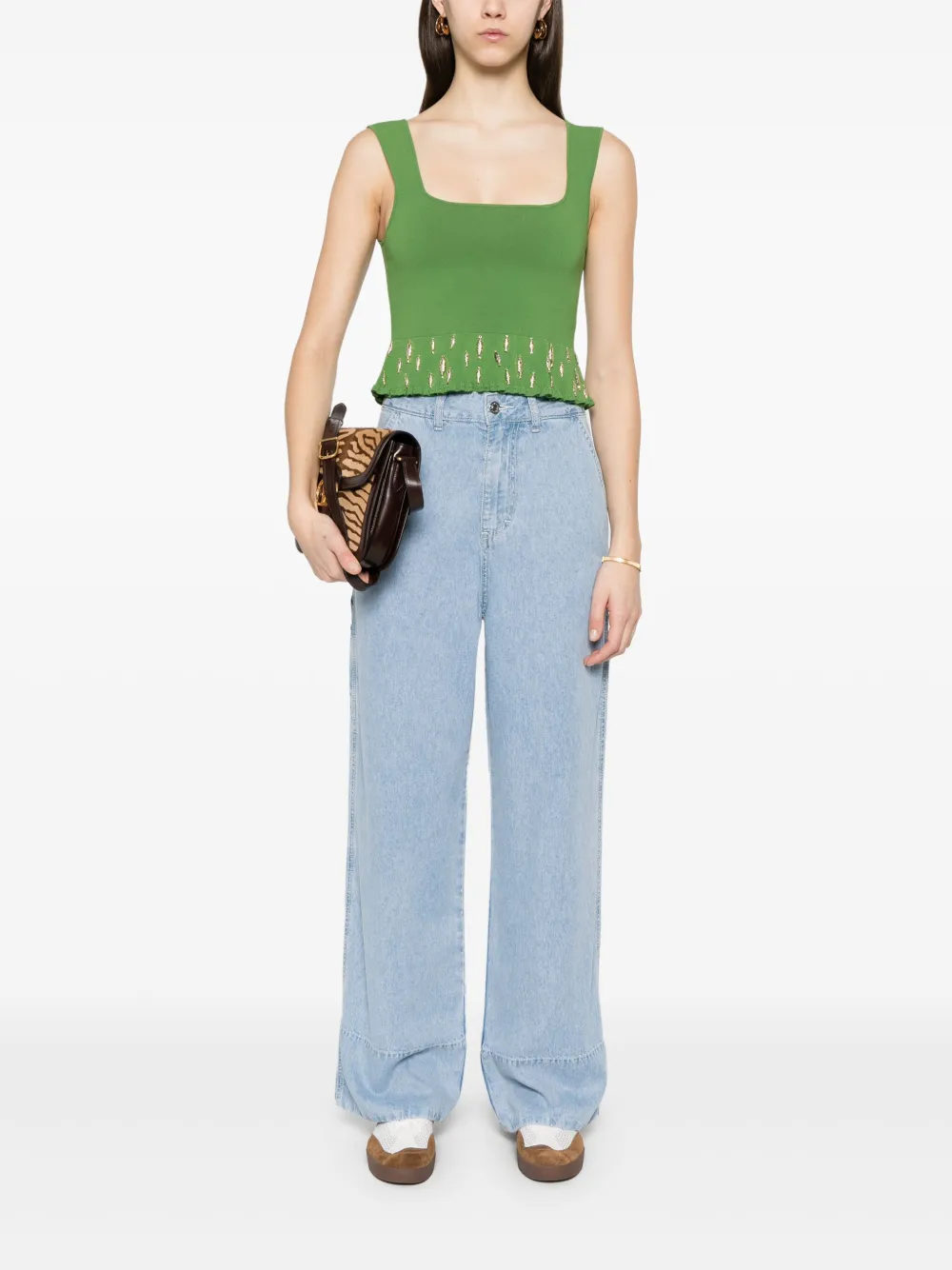 SANDRO fish-pendants embellished top | Vests & Tank Tops | Image 2