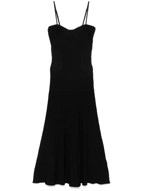 SANDRO sweetheart-neck maxi dress