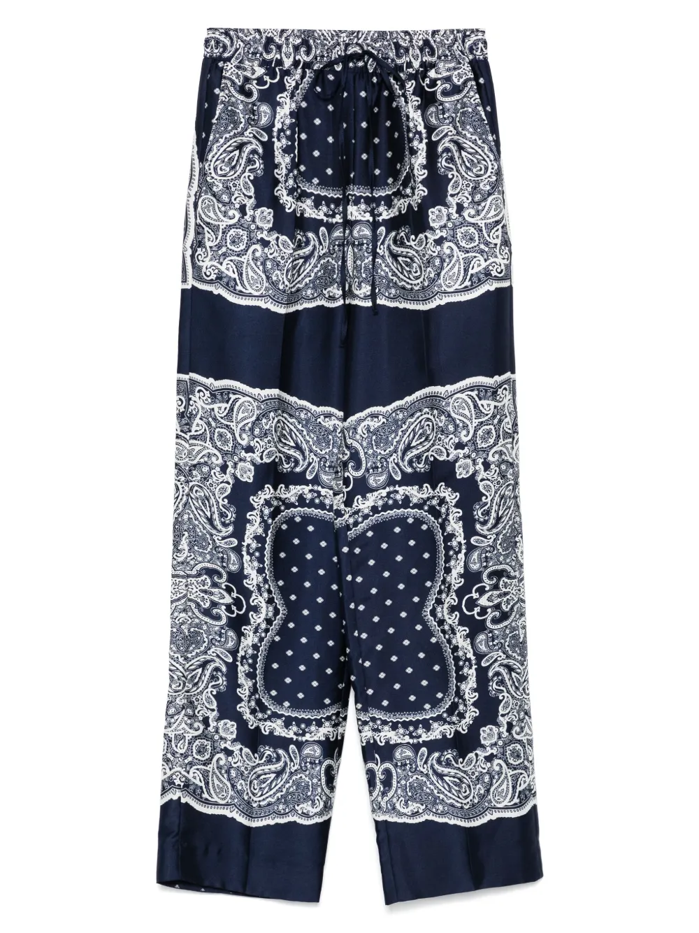 SANDRO paisley-print trousers | Blue | Image 1