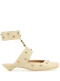 Chloé Jade leather sandals - White