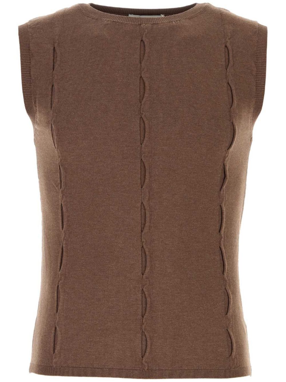 Gimaguas Forat tank top - Brown