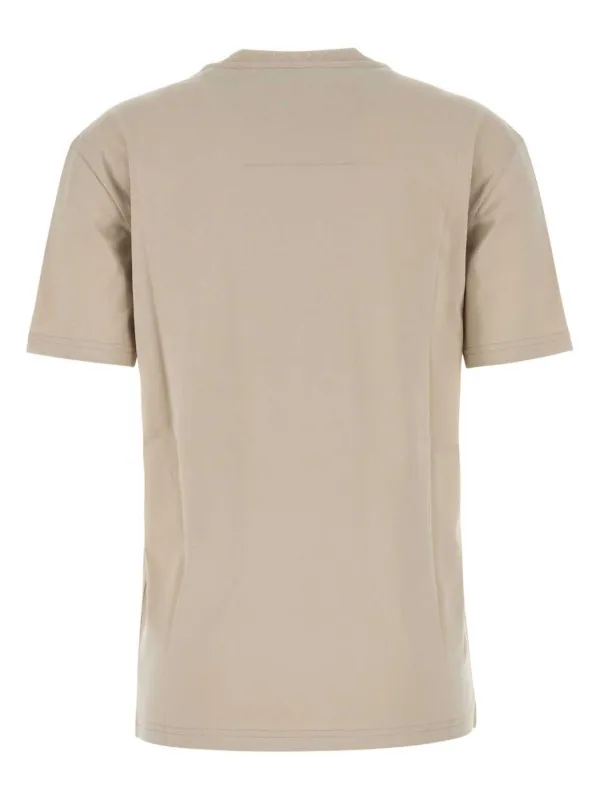 Tシャツ・カットソー GIVENCHY Sand cotton Monogram 72 t-shirt (BW70EKG1YH 278) Givenchy Monogram 72 T-shirt | Neutrals | FARFETCH
