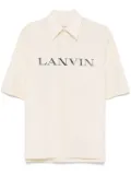 Lanvin logo-print shirt - Neutrals