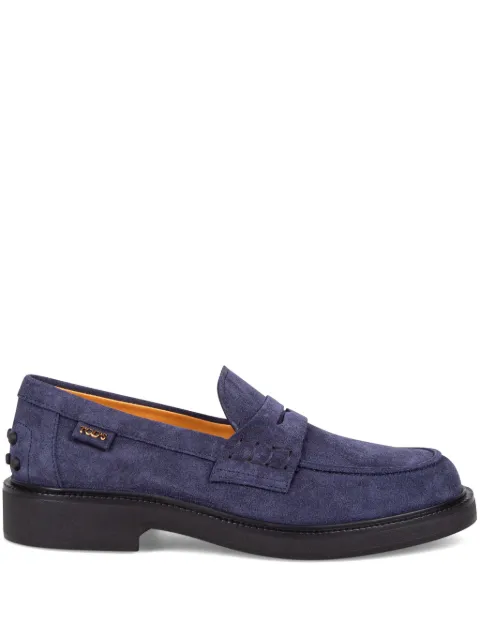 Tod's penny-slot suede loafers