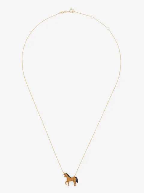 Aliita collar con dije Caballo en oro amarillo de 9kt