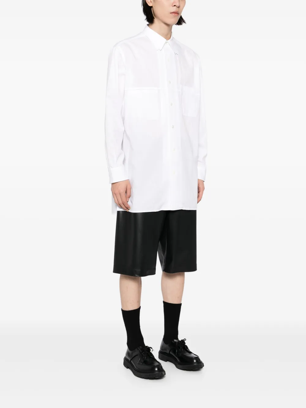 Yohji Yamamoto Katoenen overhemd Wit