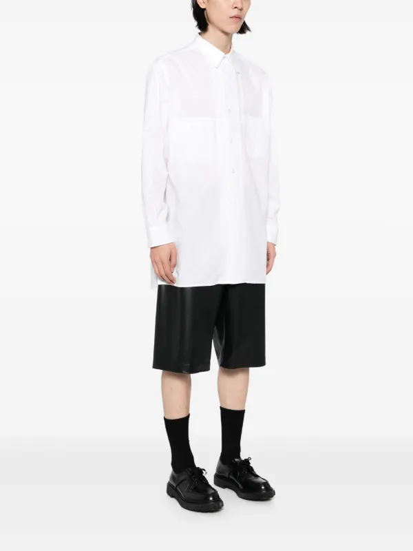Yohji Yamamoto Cotton Shirt | White | FARFETCH AO