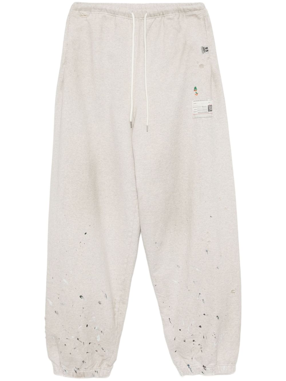 embroidered track pants