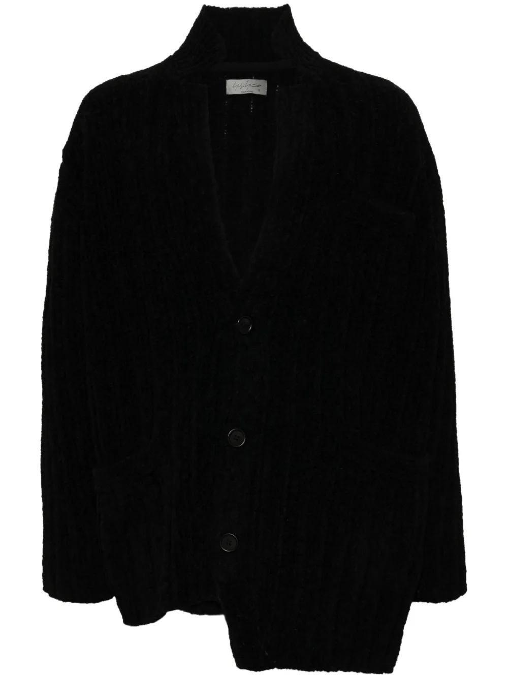 Yohji Yamamoto V-neck cardigan - Black