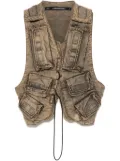 Julius Hellion vest - Brown