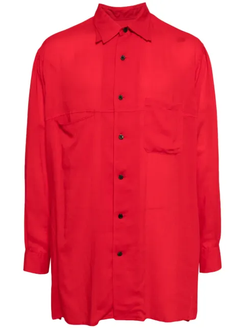 Yohji Yamamoto camisa manga larga