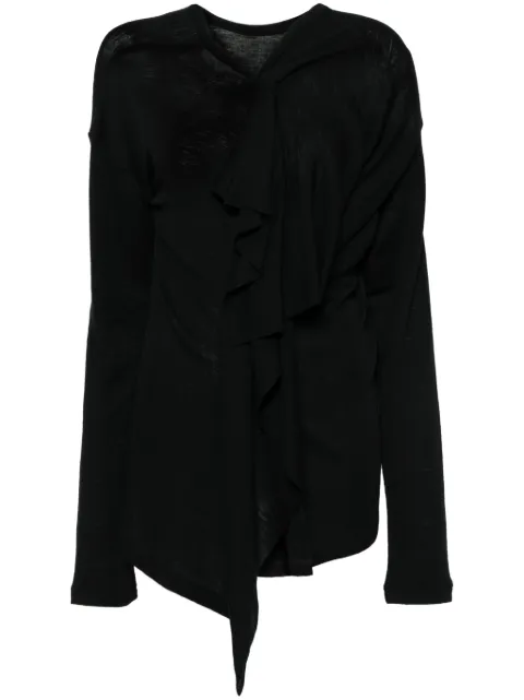 Yohji Yamamoto draped T-shirt
