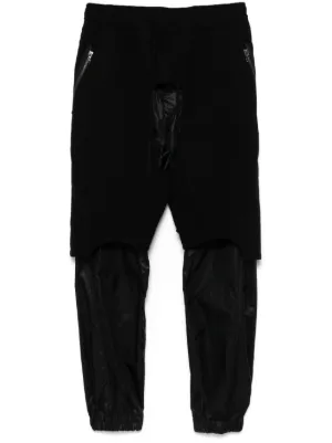 Boris Bidjan Saberi コーティング パンツ | ブラック | FARFETCH JP