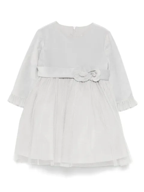 AMAYA 花卉贴花薄纱连衣裙