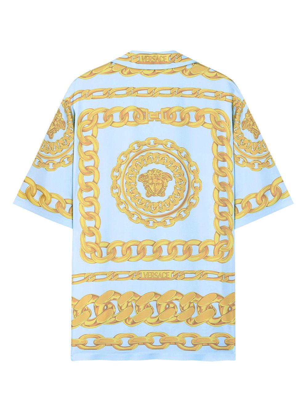 Versace Medusa Chains shirt - Blauw