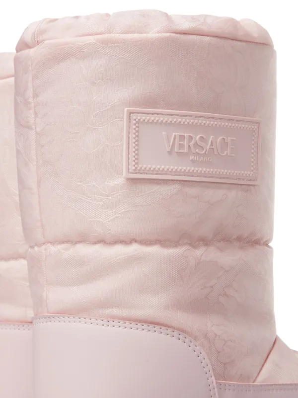Versace Barocco Milano Boots Pink FARFETCH PH