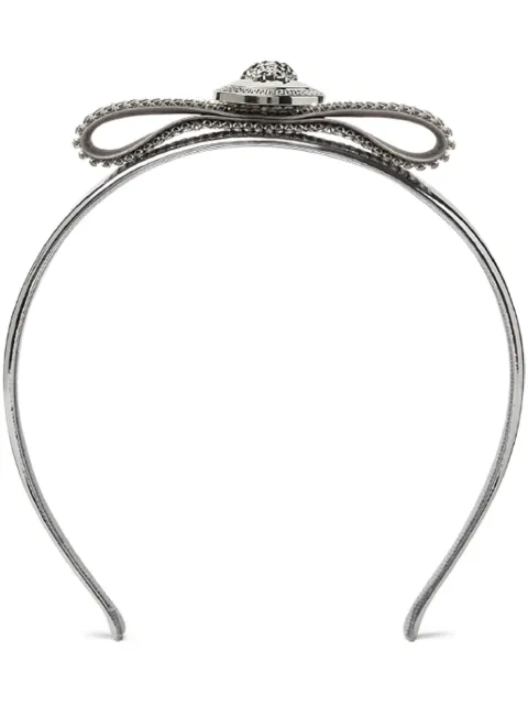 Versace Gianni Ribbon mesh headband