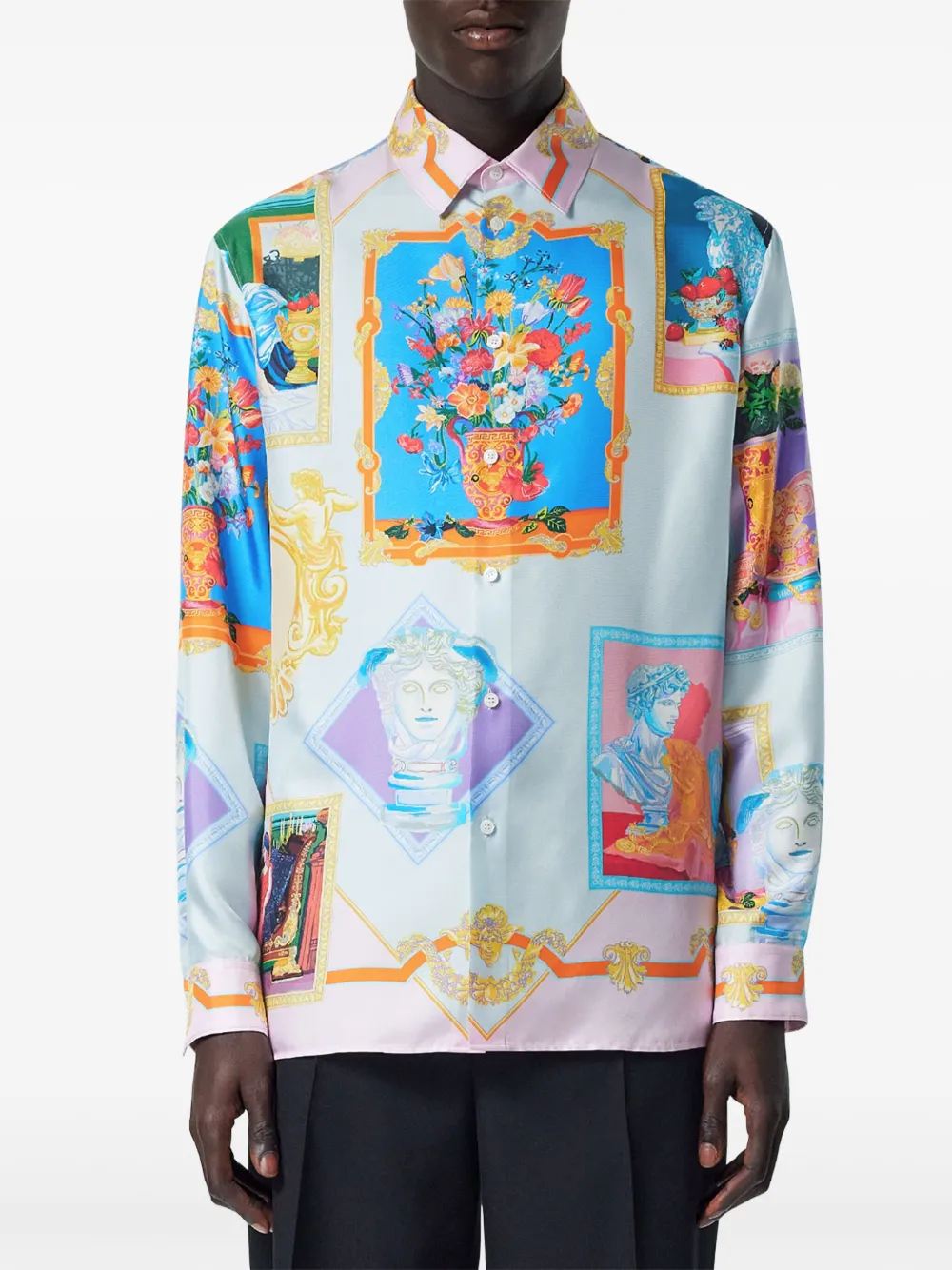 Versace Gallery overhemd Blauw