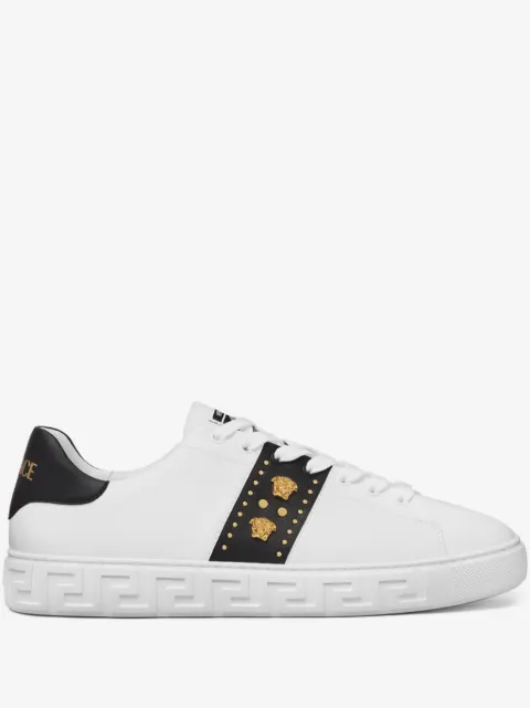 Versace Greca embellished nylon sneakers