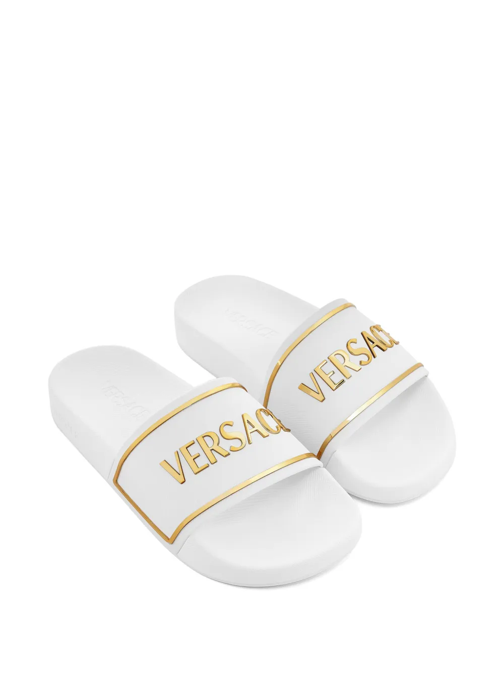 Versace flat sandals - Wit