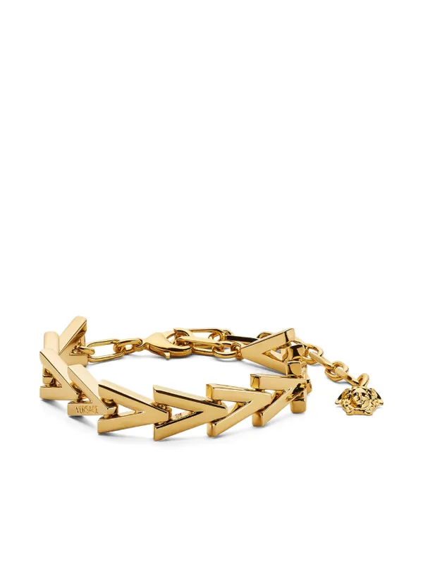 ブレスレット VERSACE SS25 Logo chain bracelet (10061301A00620 3J000) 26569958_56899126_600.jpg