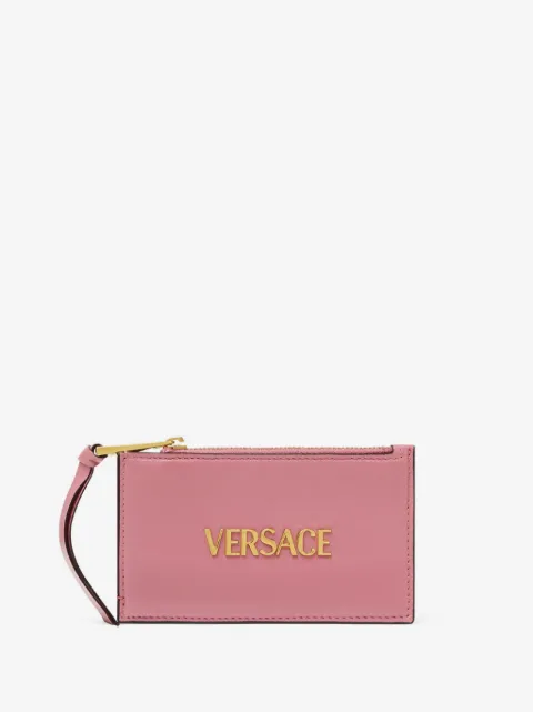Versace tag nappa card holder