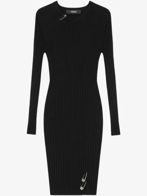 Versace vestido corto Safety Pin