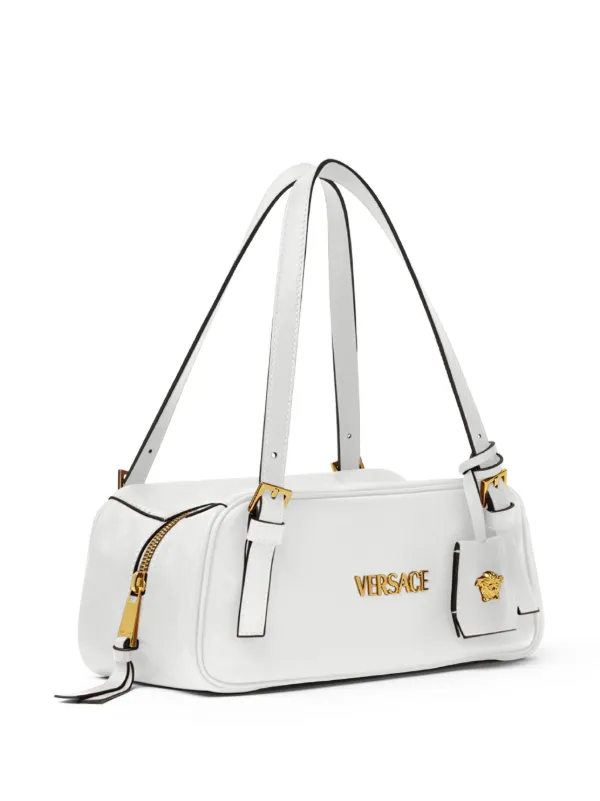 ショルダーバッグ・ポシェット VERSACE SHOULDER BAG \"BOWLING TAG\" (1015792 1A151801X23V) Versace Tag Bowling Bag Brown | VERSACE US