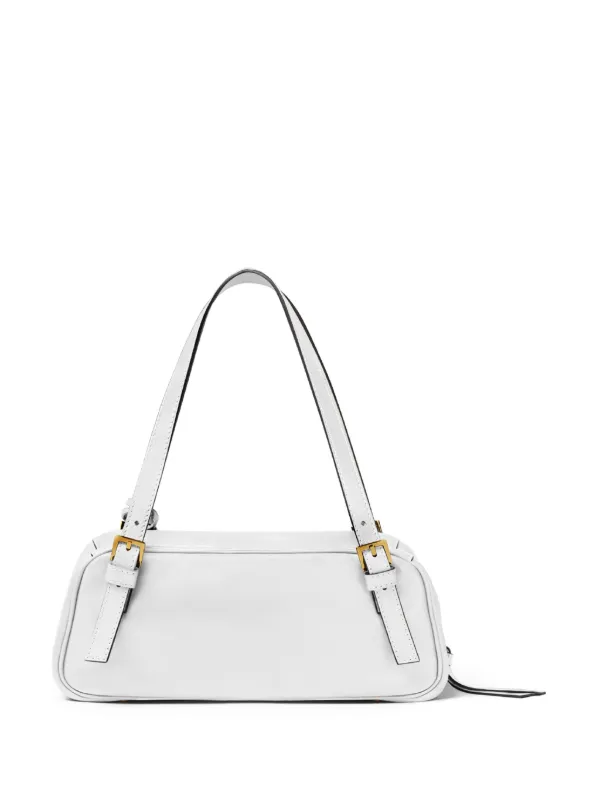 Versace Tag Bowling Shoulder Bag | White | FARFETCH