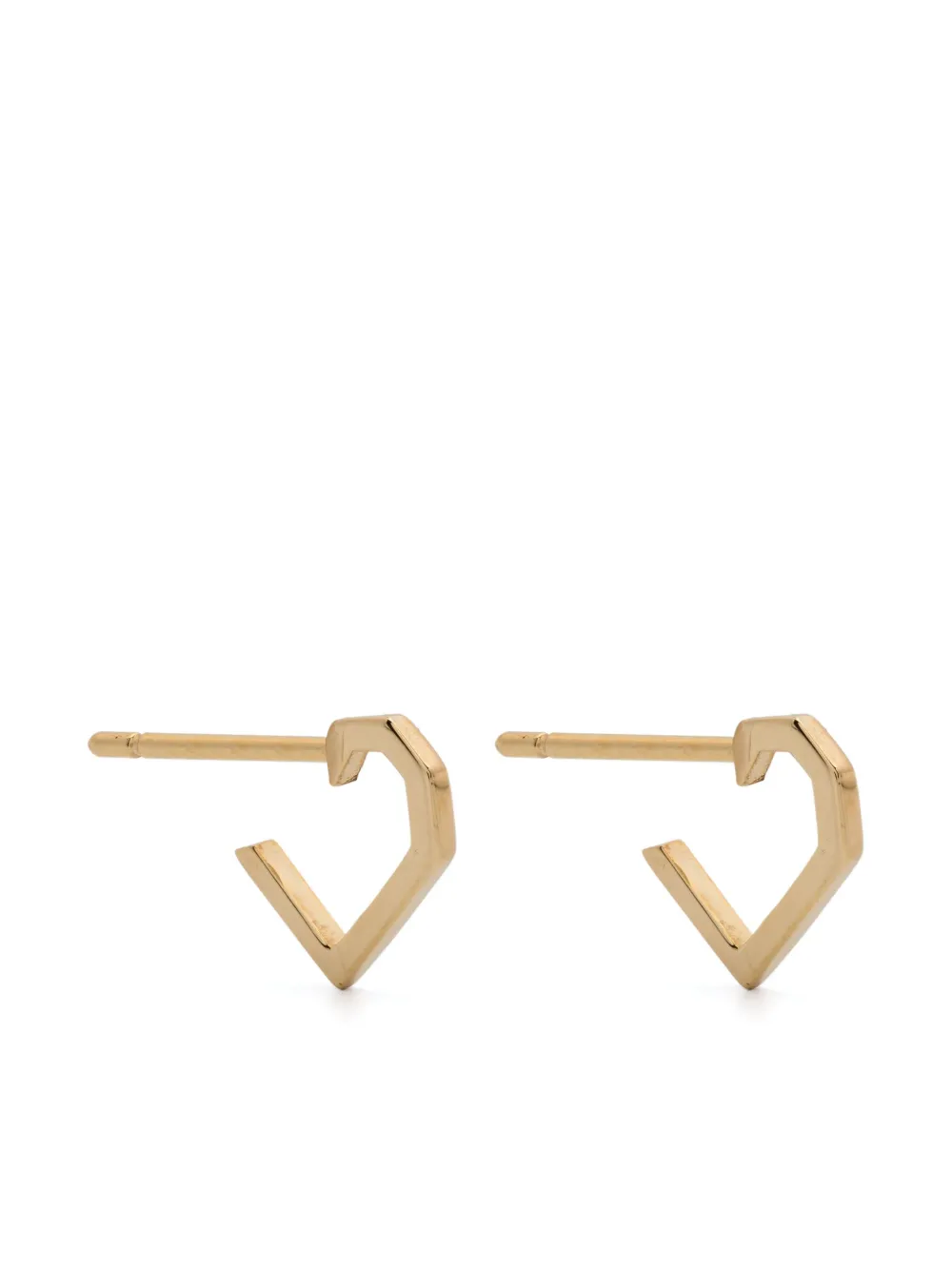 Aliita Corazon ピアス 18Kイエローゴールド - ゴールドトーン Aliita Corazon ピアス 18Kイエローゴールド - ゴールドトーン
