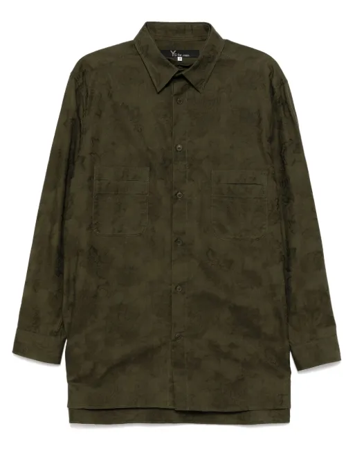 Chemise à fleurs - Yohji Yamamoto - Modalova