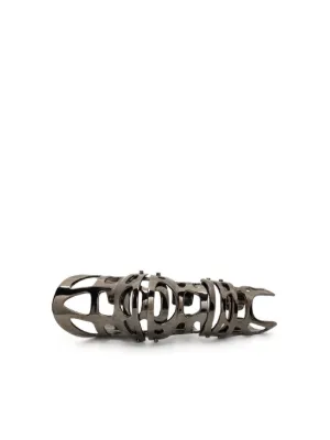 Julius Fangophilia Full Finger Ring | Silver | FARFETCH AO