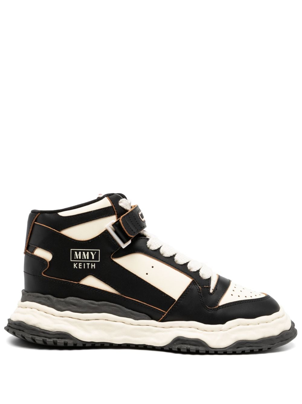 Maison MIHARA YASUHIRO Keith hi-top sneakers Black