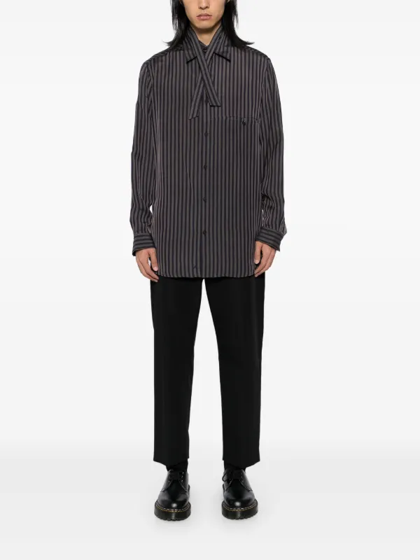 THIN STRIPE + THICK STRIPE SHIFTING LONG SLEEVE T-SHIRT