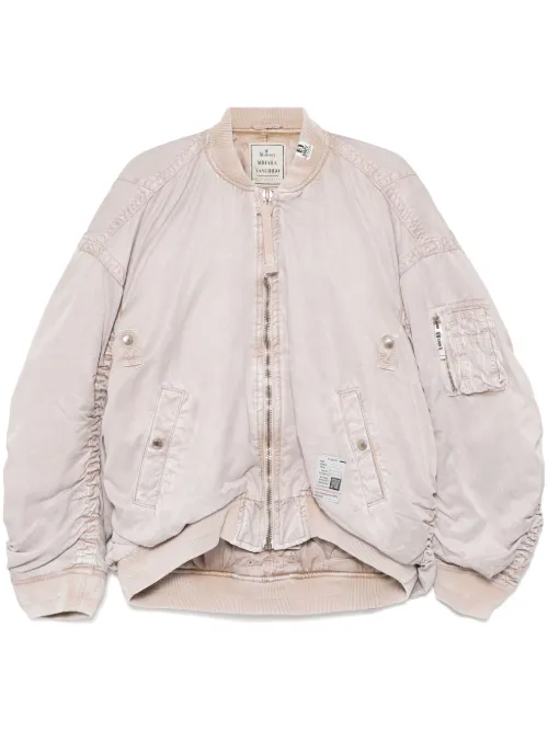 Veste bomber à effet usé - Maison MIHARA YASUHIRO - Modalova
