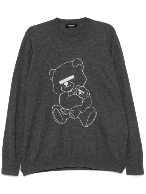 Pull à motif géométrique en jacquard - Undercover - Modalova