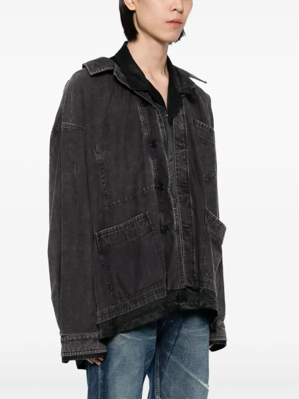 Maison MIHARAYASUHIRO/デニムレイヤードスカート