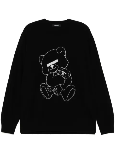 Undercover suéter con logo en jacquard