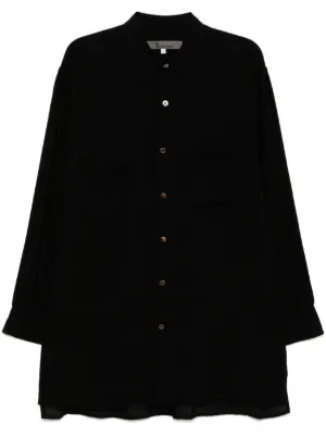 Yohji Yamamoto ボタン シャツ | ブラック | FARFETCH JP