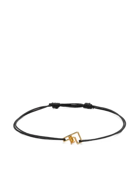 Aliita 9kt yellow gold Letra F citrine bracelet