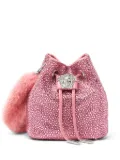 Versace mini La Medusa crystal bucket bag - Pink