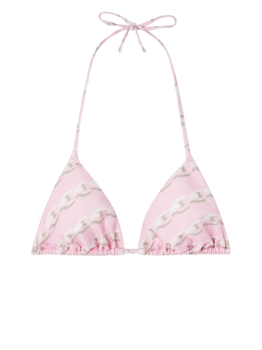 Versace Triangel bikinitop met logo Roze