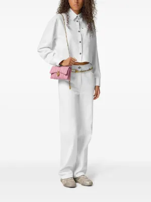 ♦VERSACE♦キルティングレザーミニショルダーバッグ Kleio キルティング ショルダーバッグ ブラック,ゴールド