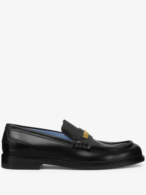 Versace leather loafers