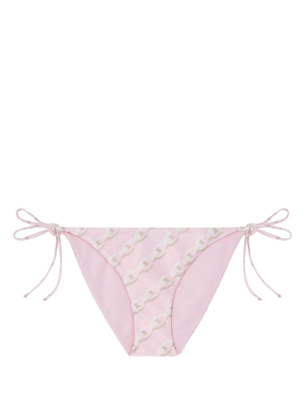 Versace Bikinislip met schakelketting print Roze