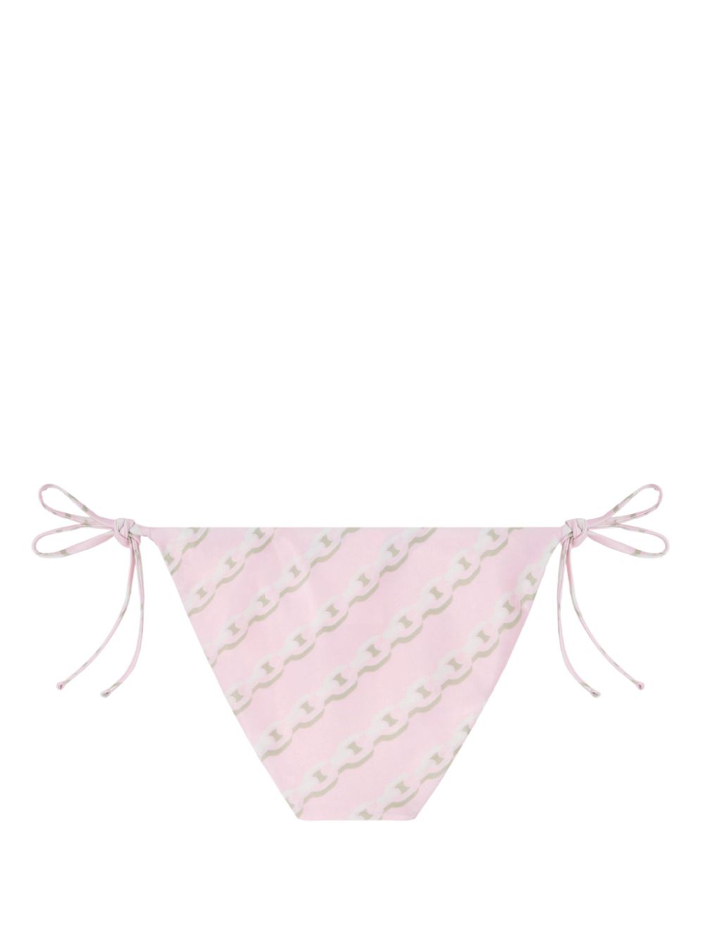 Versace Bikinislip met schakelketting print - Roze