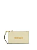 Versace Tag zipped card holder - Yellow